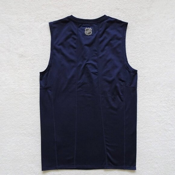 NHL Fanatics WINNIPEG JETS Hockey Tank Top Size L Sleeveless Authentic Pro - Picture 4 of 5